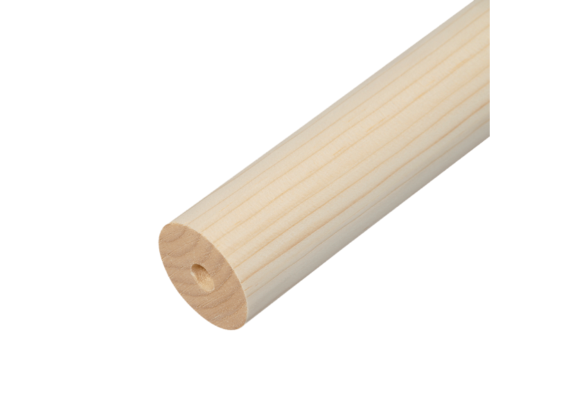 1 Main courante en Sapin 2250 mm diamètre 40 mm - 254011 - Dieda