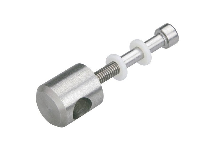 5 Supports pour barreaux ronds plein - Inox 316 - 259023 - Dieda