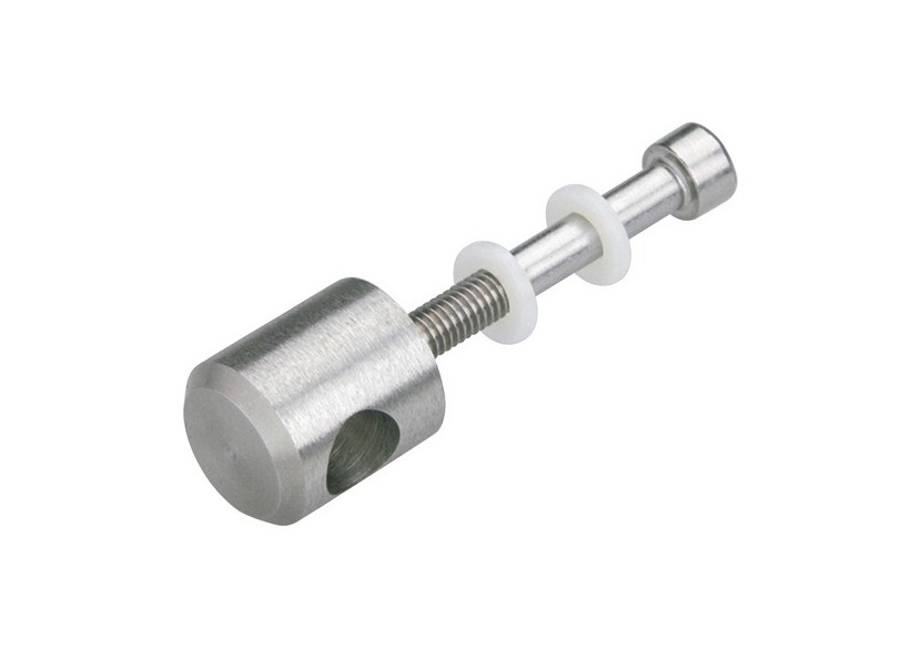 5 Supports pour barreaux ronds plein - Inox 316 - 259023 - Dieda