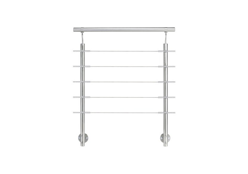 Poteau fixation latérale - câbles/barreaux - Inox 304 - 259955 - Dieda