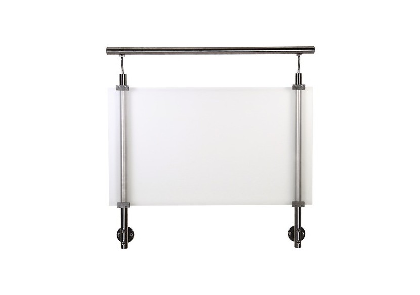 Poteau fixation latérale - verre acrylique - Inox 304 - 259957 - Dieda Poteau fixation latérale - verre acrylique - Inox 304 - 259957 - Dieda