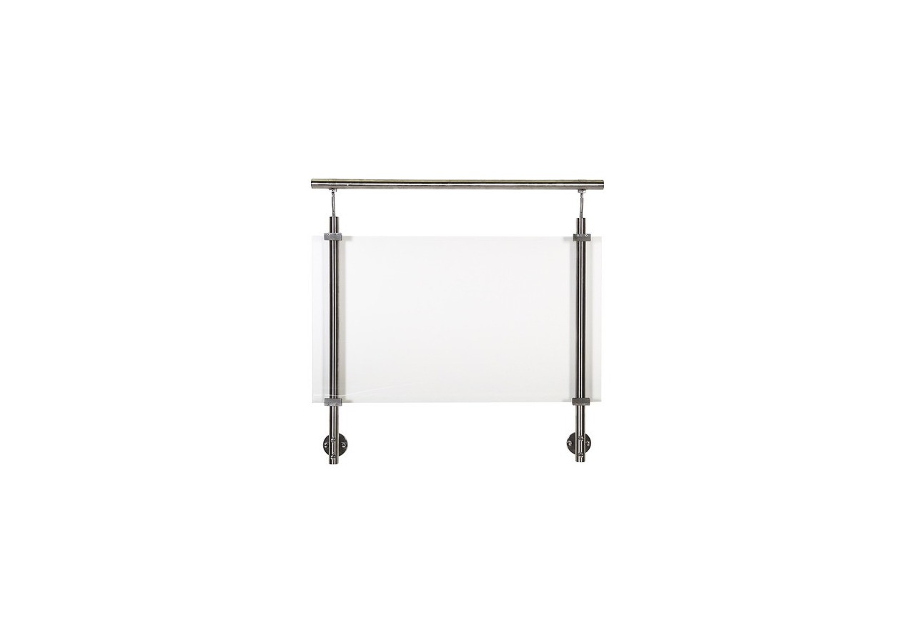Poteau fixation latérale - verre acrylique - Inox 304 - 259957 - Dieda