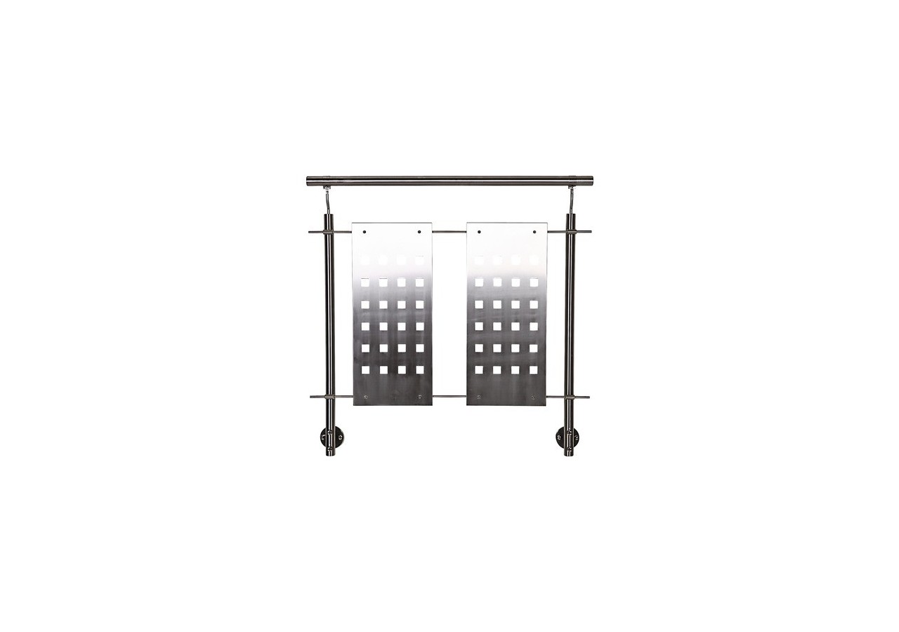 Poteau fixation latérale - verre acrylique - Inox 304 - 259957 - Dieda