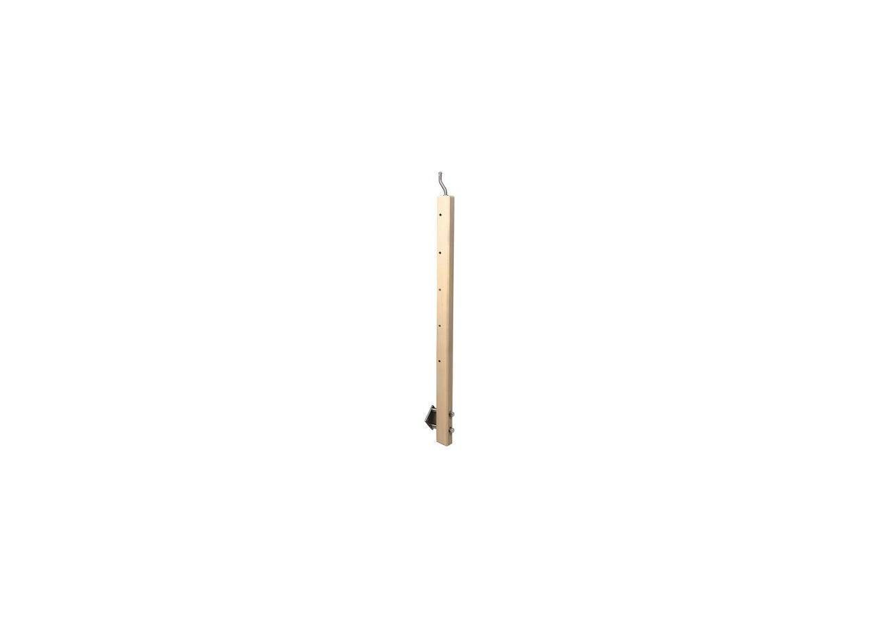 Poteau hêtre fixation latérale - 1040mm- 5 trous - 259969 - Dieda