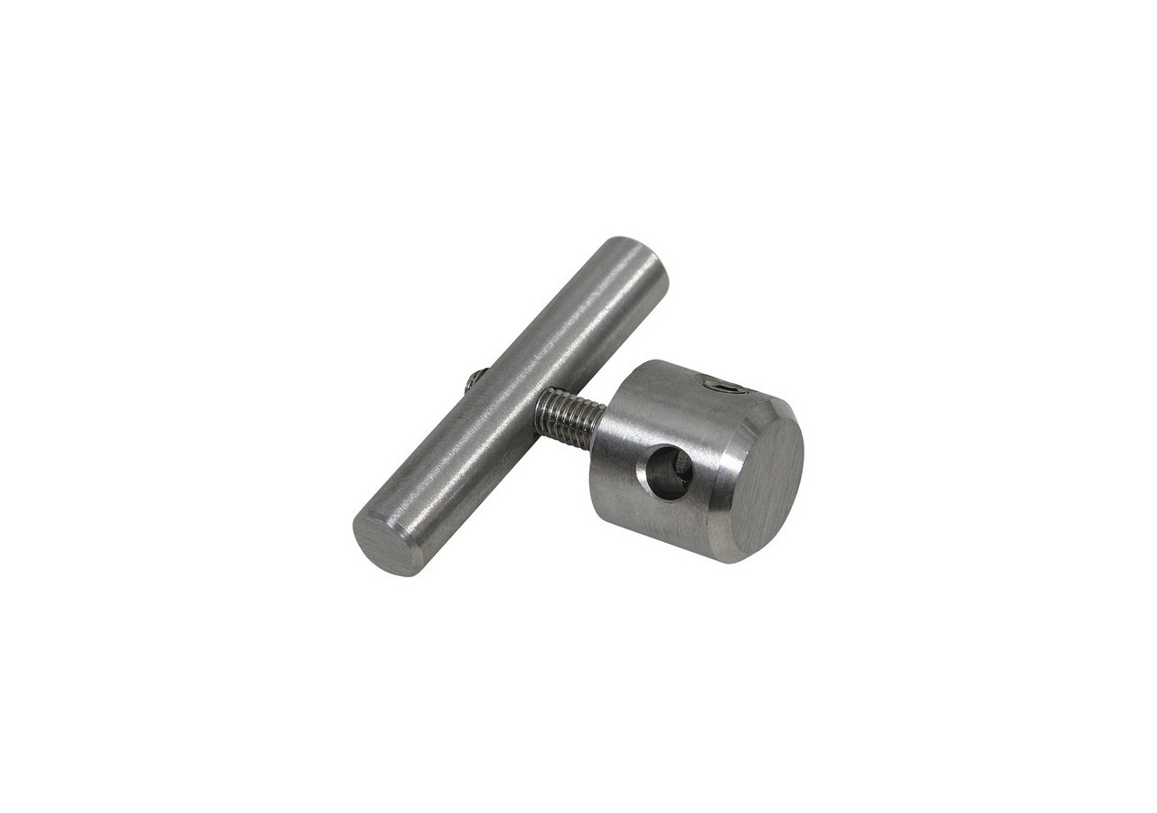 5 Supports pour câbles pour poteau hêtre - Inox 304 - 259973 - Dieda