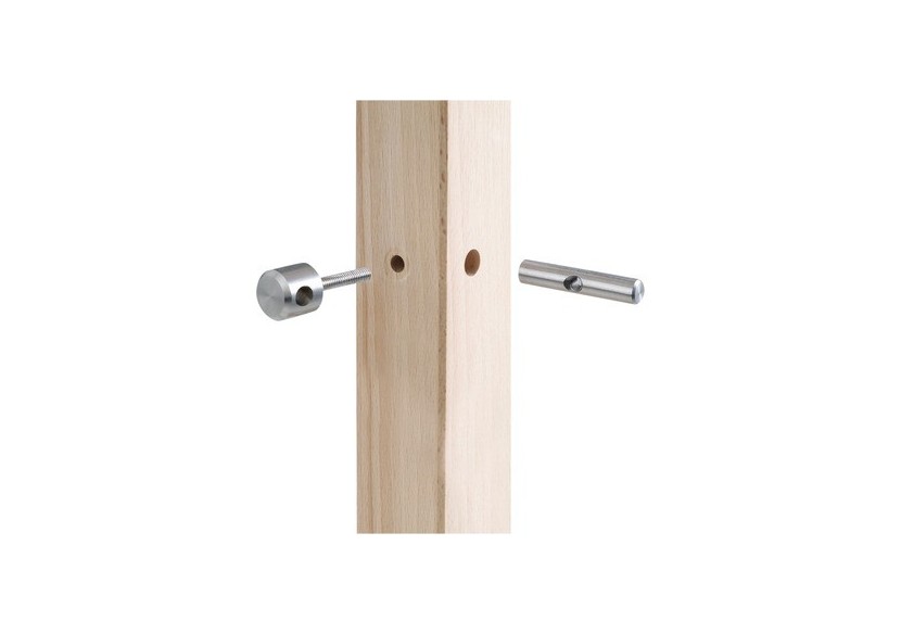 5 Supports pour câbles pour poteau hêtre - Inox 304 - 259973 - Dieda