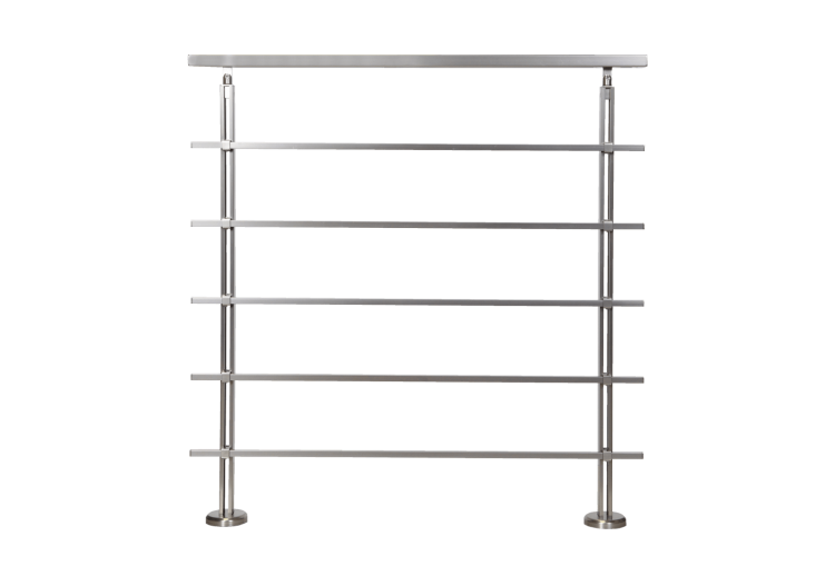 1 Mètre linéaire Aluminium barreaux angulaires - 182001 - Dieda 2