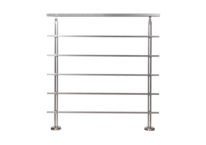1 Mètre linéaire Aluminium barreaux angulaires - 182001 - Dieda