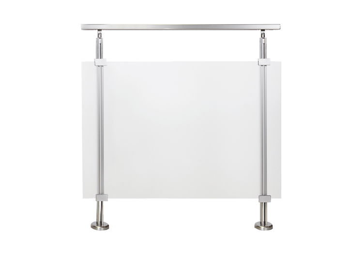 1 Mètre linéaire Aluminium verre acrylique satiné - 182004 - Dieda