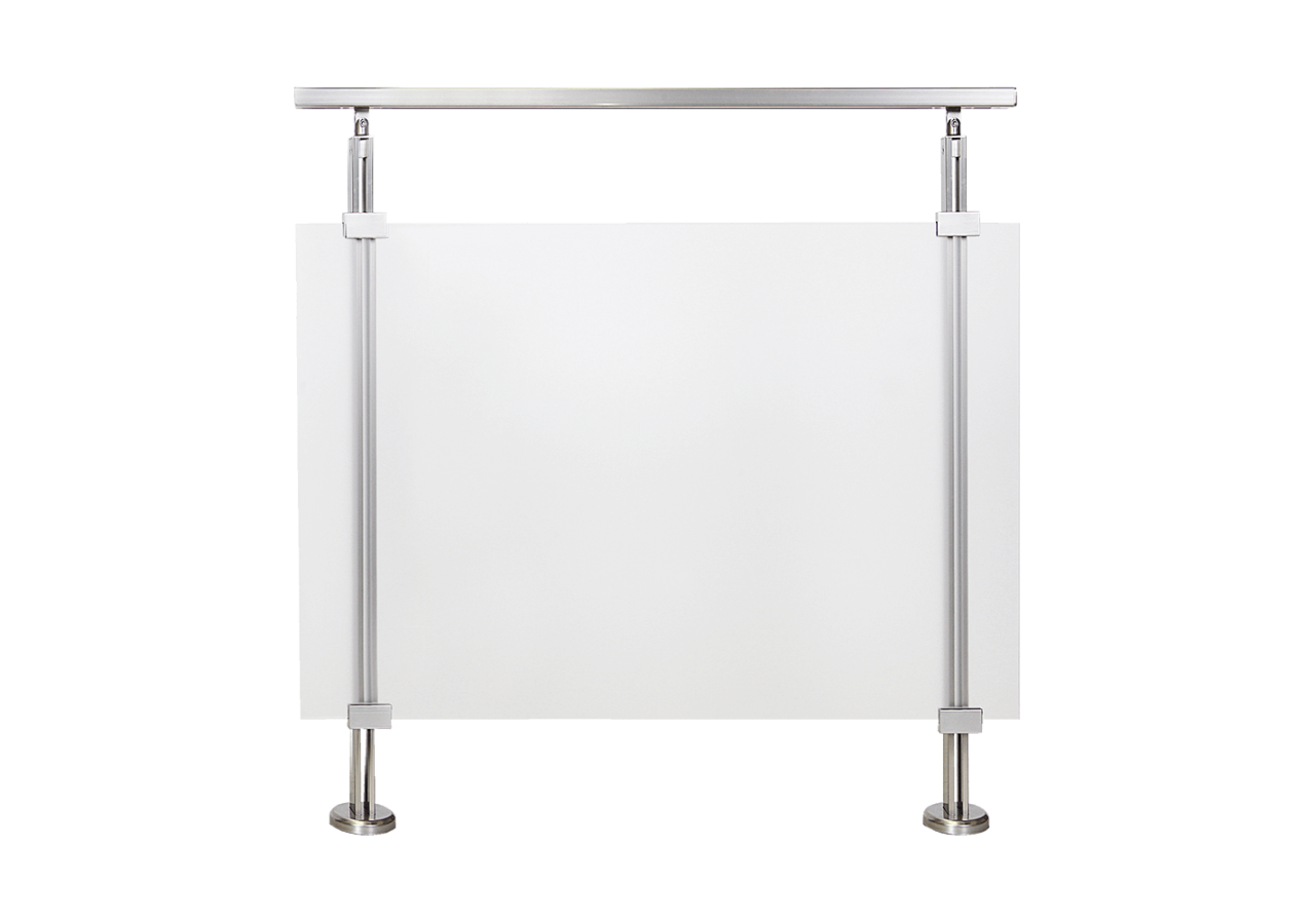 1 Mètre linéaire Aluminium verre acrylique satiné - 182004 - Dieda