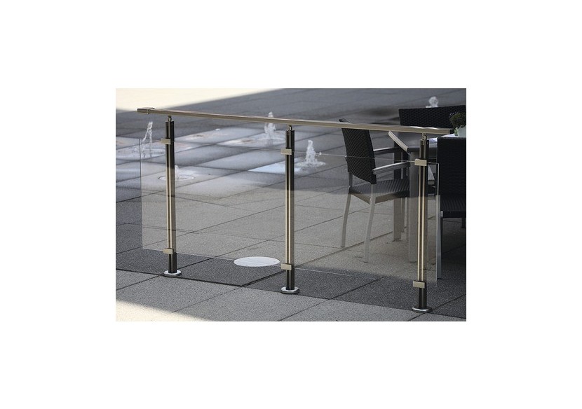 Poteau montage par le haut - Aluminium - 180001 - Dieda