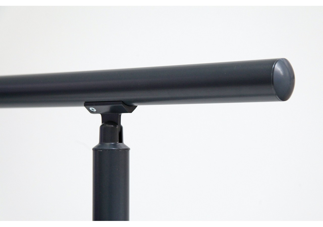 Kit balustrade aluminium 1,5m anthracite - à plat - 186012 - Dieda