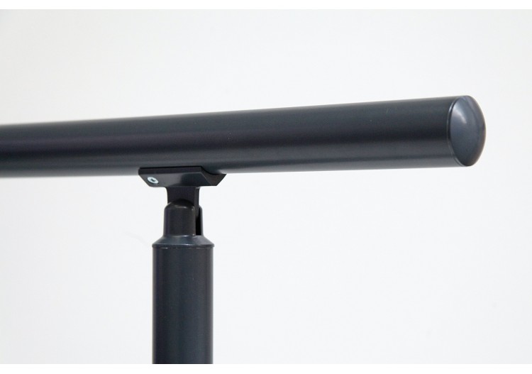 Kit balustrade aluminium 1,5m anthracite - latéral - 186212 - Dieda 2