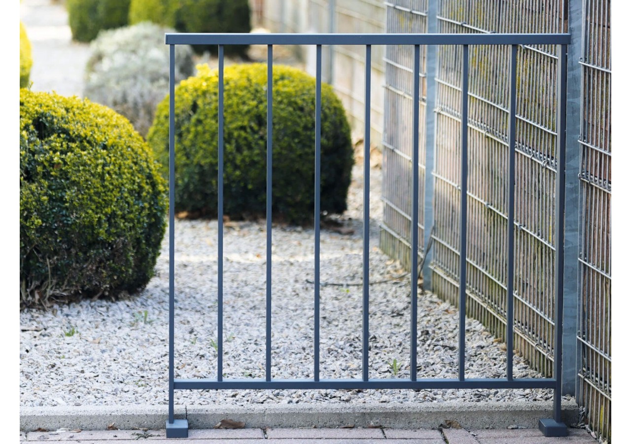 Garde-corps LINUS latéral anthracite / 1000 - 187212 - Dieda