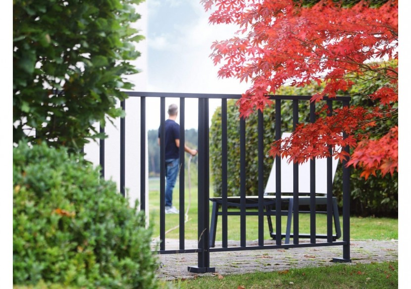 Garde-corps LINUS latéral anthracite / 1000 - 187212 - Dieda