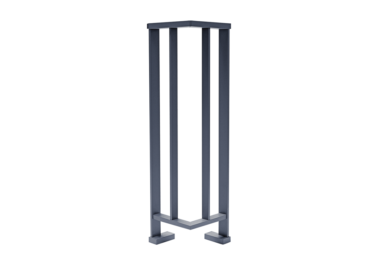 Garde-corps LINUS latéral anthracite / 1000 - 187212 - Dieda