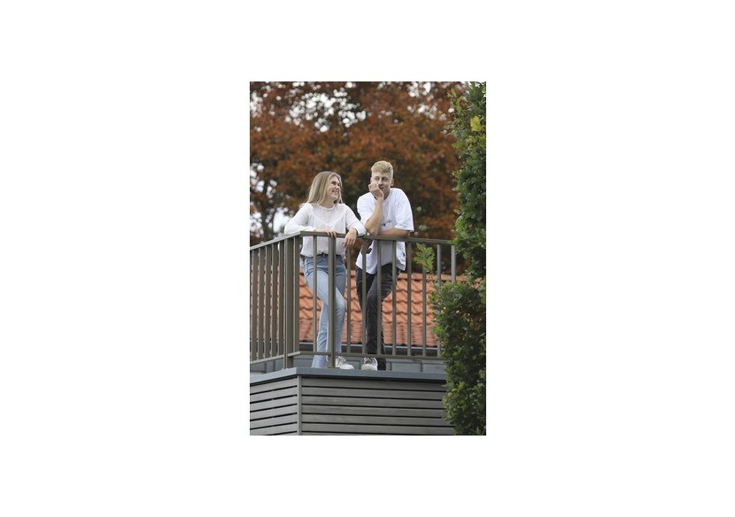 Kit d'angle LINUS à plat taupe / 260 - 187416 - Dieda