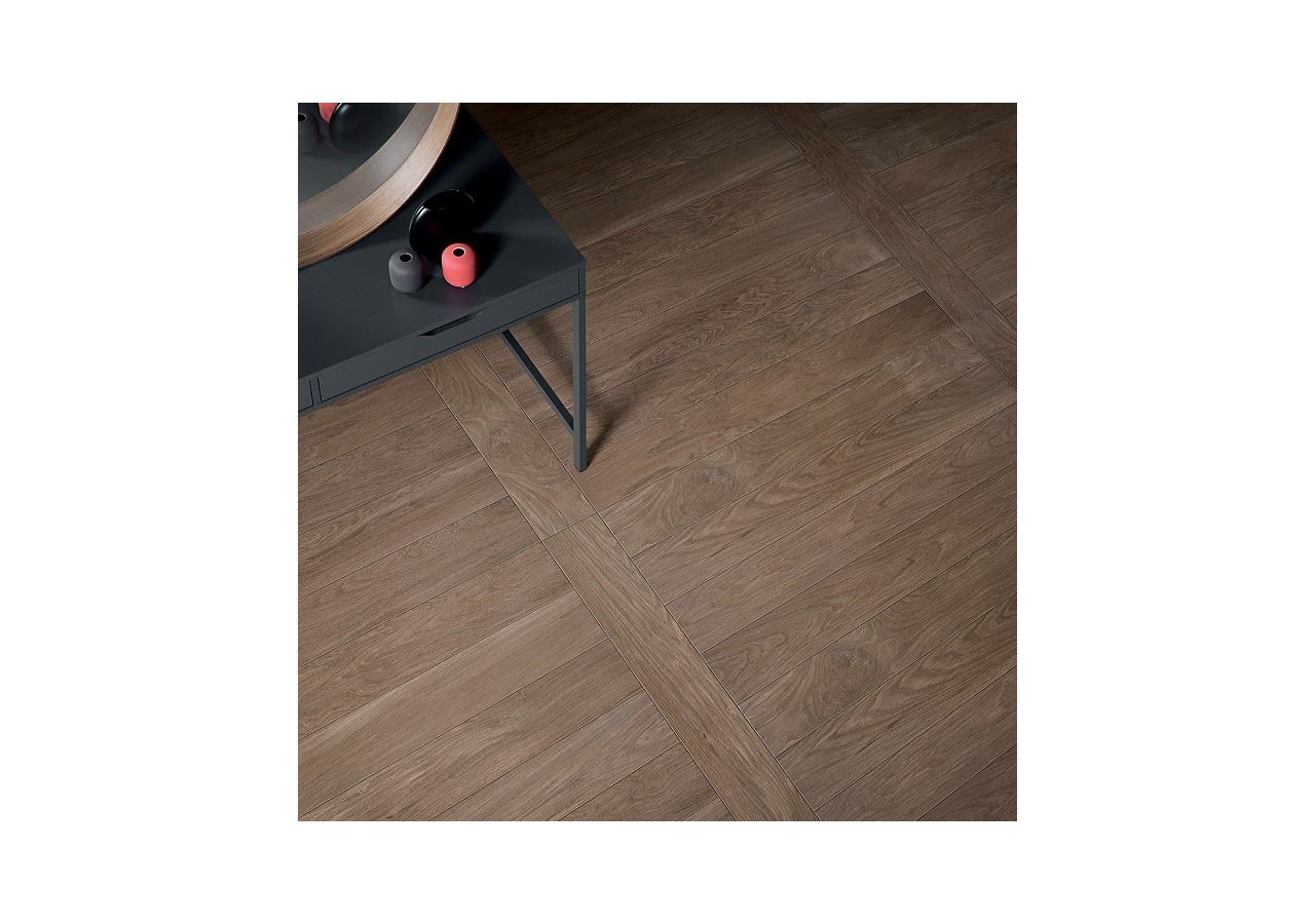 Legno 20x120 Châtaignier - Carrelage intérieur en Grès Cérame avec pâte colorée (GM) Rectifié - 8200177