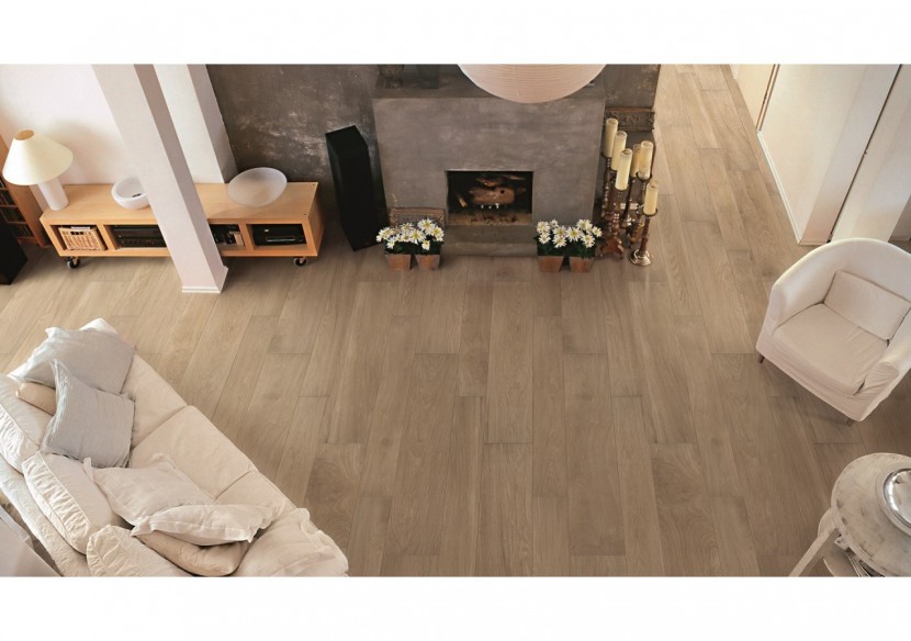 Legno 40x120 Frêne - Carrelage extérieur en Grès Cérame avec pâte colorée (GM) Rectifié ROC - 8333045