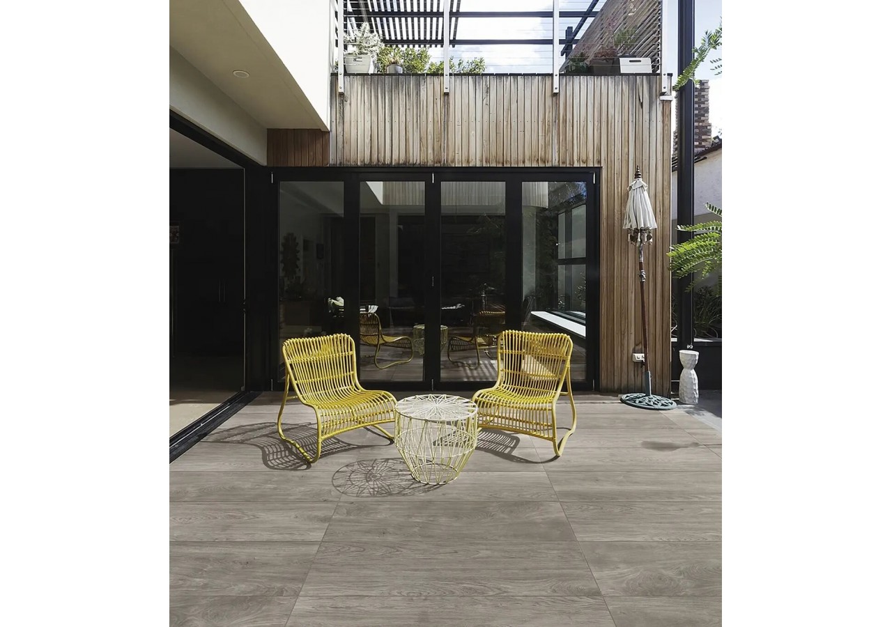 Legno 40x120 Thuya - Carrelage extérieur en Grès Cérame avec pâte colorée (GM) Rectifié ROC - 8333025