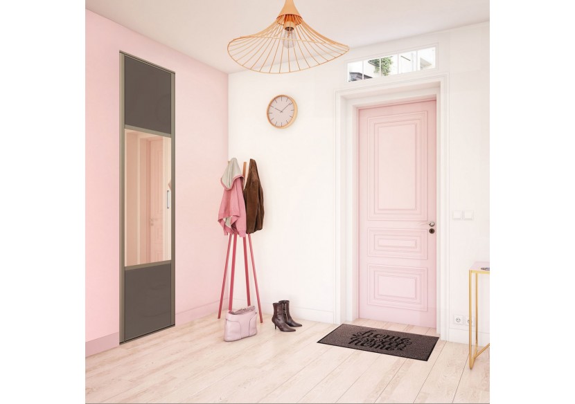 Façade de placard 1 portes pivotante Carrie mat - Kazed : Confort'Mat