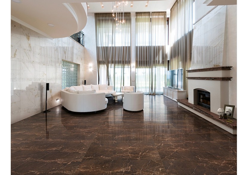 Luce 60x120 Collemandia - Carrelage intérieur en Grès Cérame avec pâte colorée (GM) Rectifié Brillant - 8350879