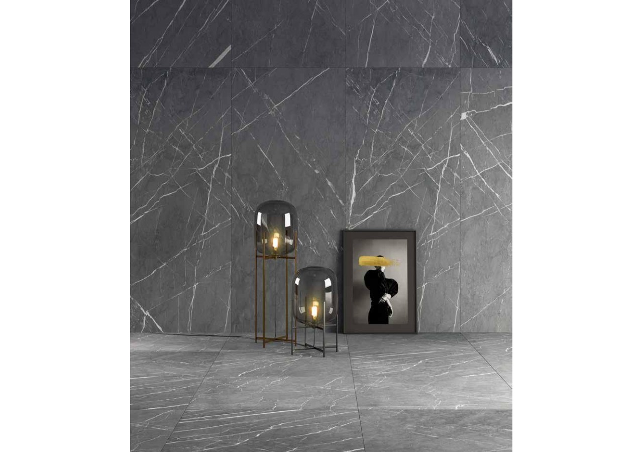 Luce 30x90 Greystone - Carrelage intérieur en Grès Cérame avec pâte colorée (GM) Rectifié mat - T202325