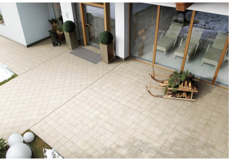 Urbano 15x15 Neige - Carrelage intérieur et extérieur en Grès Cérame avec pâte colorée (GM) Naturel - 7202082 2