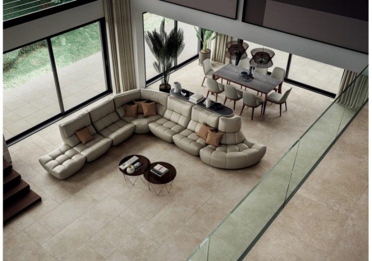 Villetta 30x60 Taupe - Carrelage intérieur et extérieur en Grès Cérame avec pâte colorée (GM) Naturel antidérapant - 7290038 2