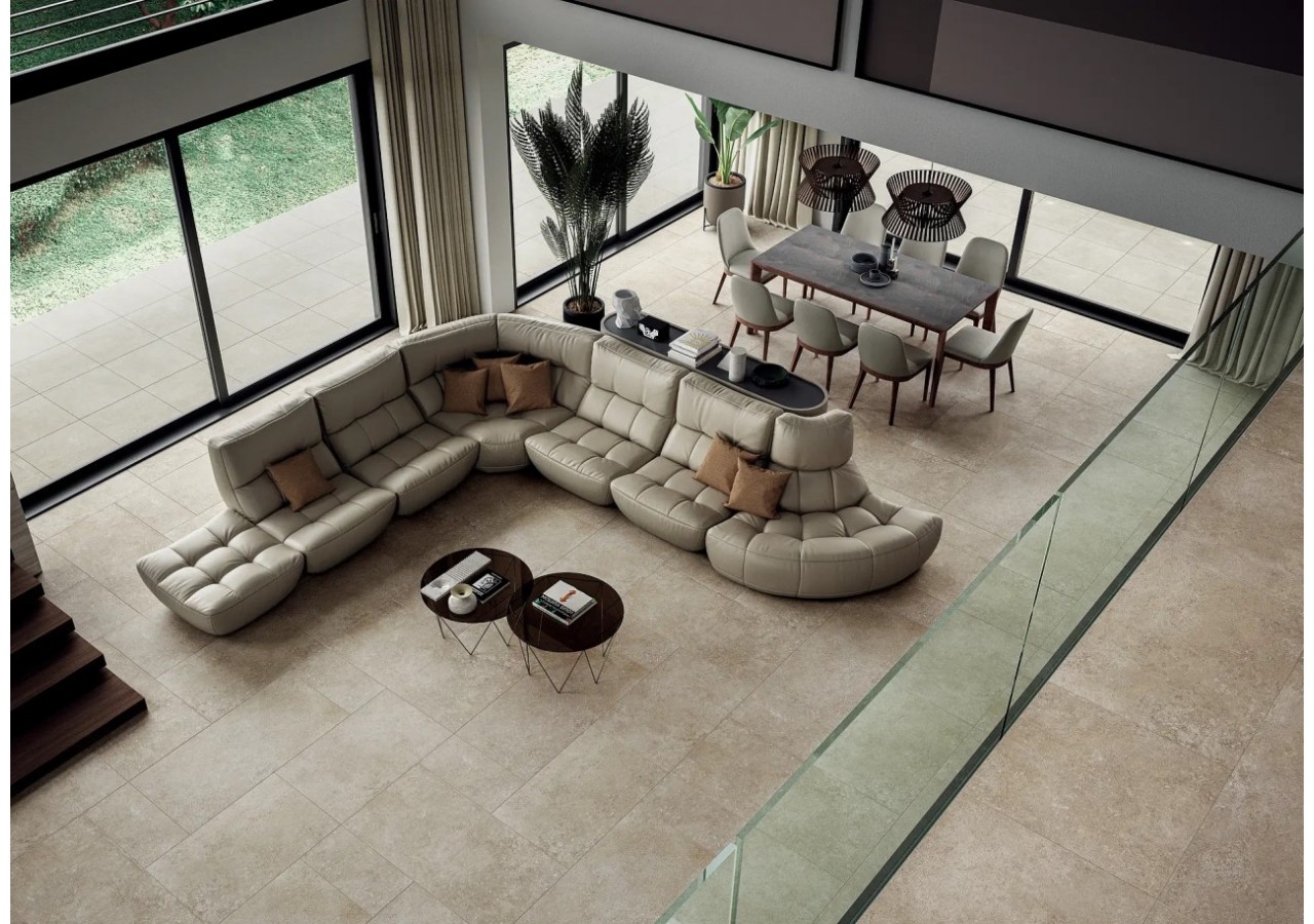 Villetta Taupe - Carrelage intérieur et extérieur en Grès Cérame avec pâte colorée (GM) Rectifié - 8290035