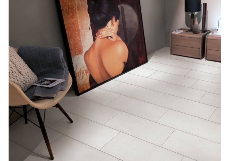 Calcestruzzo 30x60 Blanc - Carrelage intérieur en Grès Cérame émaillé (GS) Naturel - 7267117 2