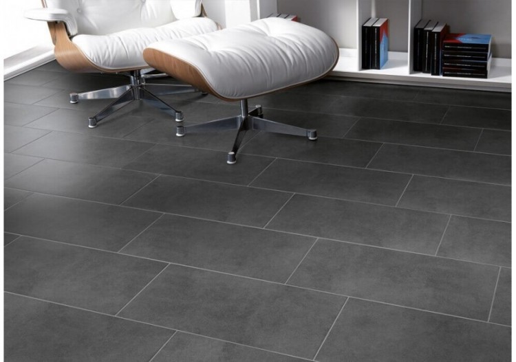 Calcestruzzo 30x60 Noir - Carrelage intérieur en Grès Cérame émaillé (GS) Naturel - 7267076 2