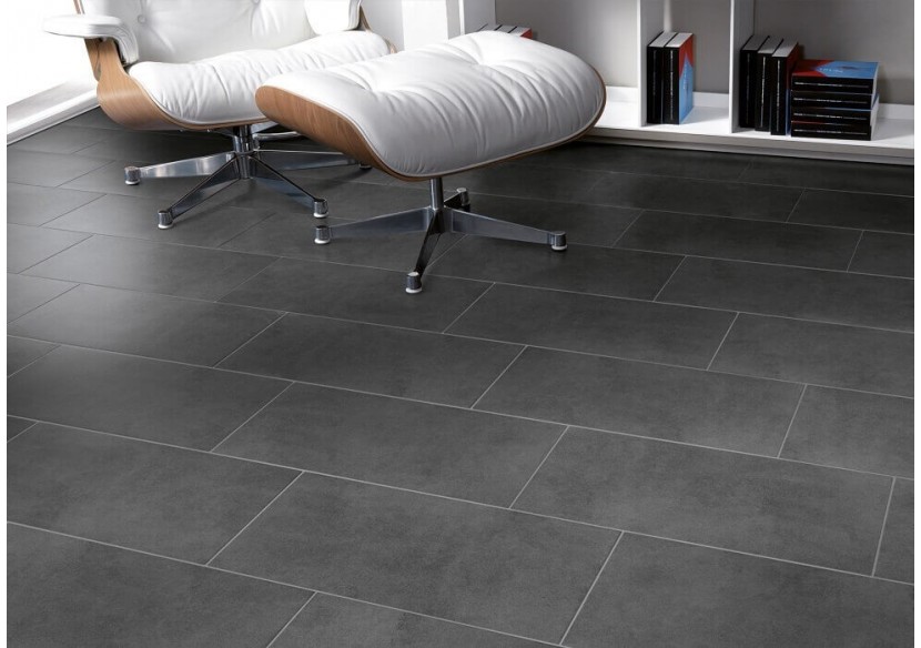 Calcestruzzo 30x60 Noir - Carrelage intérieur en Grès Cérame émaillé (GS) Naturel - 7267076