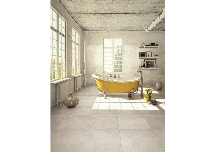 Liscio 60x60 Blanc - Carrelage intérieur en Grès Cérame avec pâte colorée (GM) Rectifié - 8200610