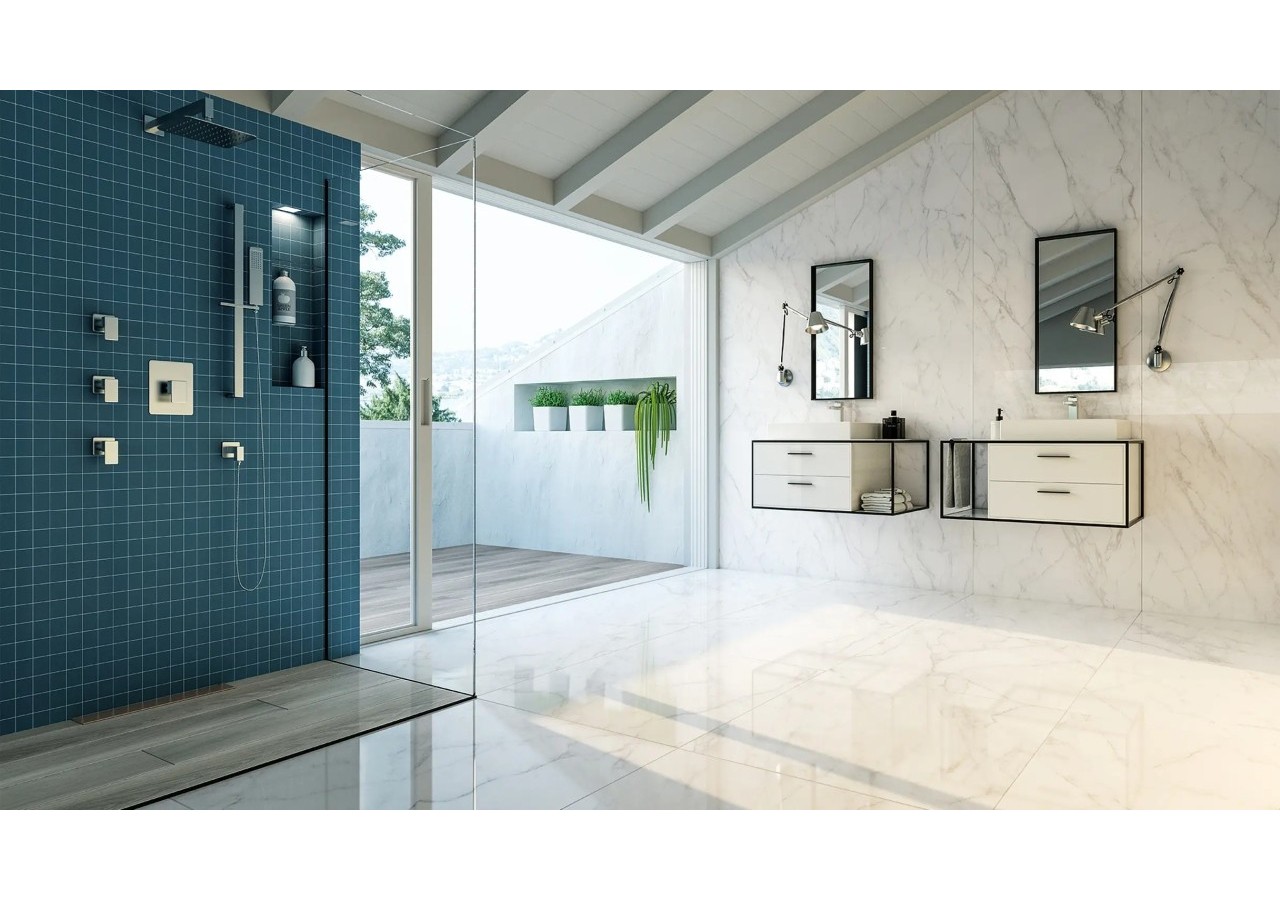 Marmi 45x90 Palladio - Carrelage intérieur en Grès Cérame avec pâte colorée (GM) Rectifié mat - T203093