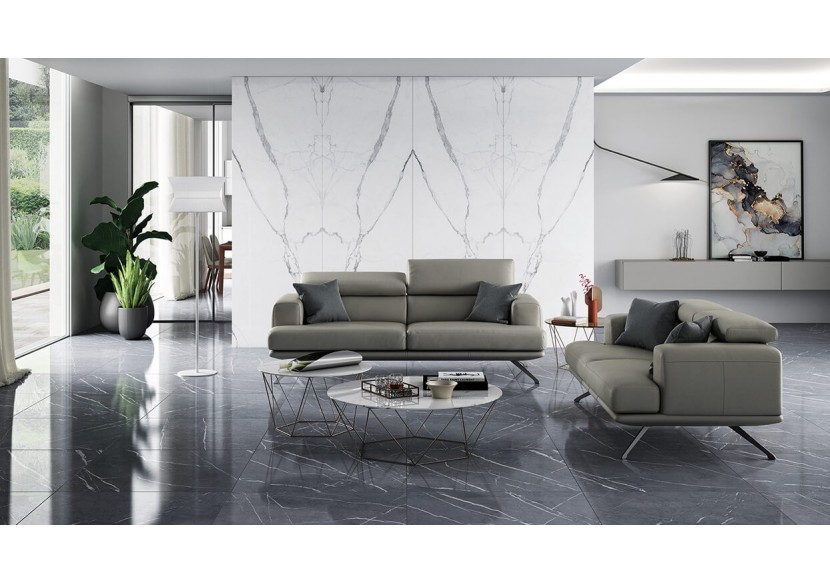 Marmi 90x270 Bernini - Carrelage intérieur en Grès Cérame avec pâte colorée (GM) Rectifié Brillant - T203008