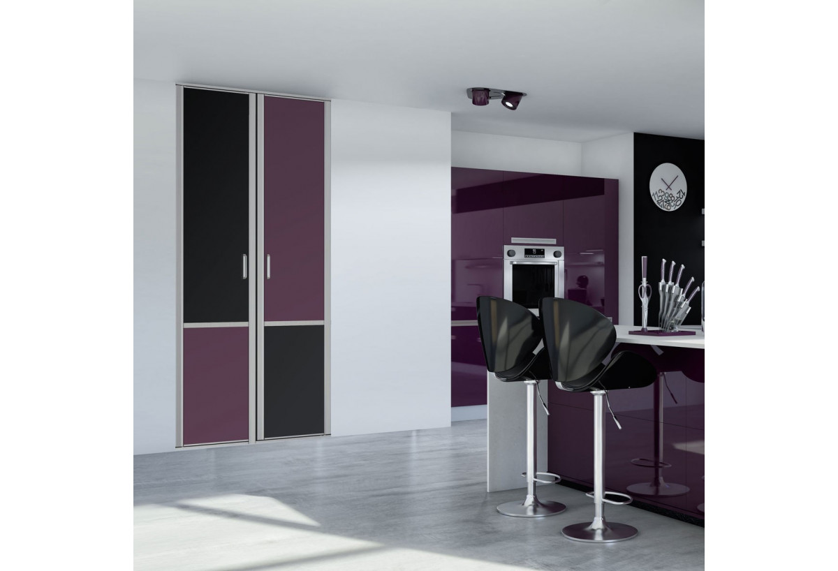 Façade de placard 2 portes pivotante So design - Kazed : Confort'Mat