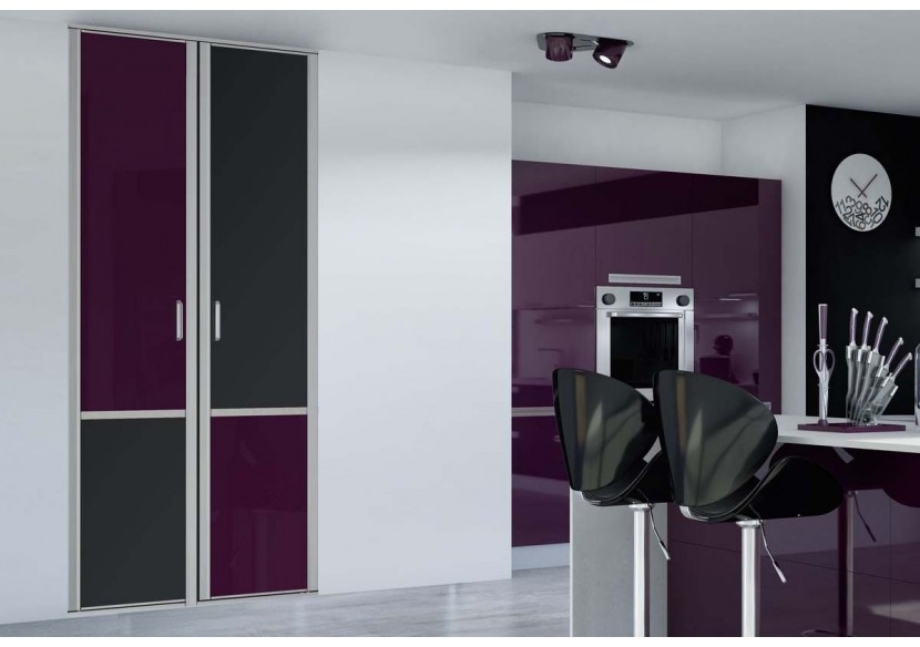 Façade de placard 2 portes pivotante So design - Kazed : Confort'Mat