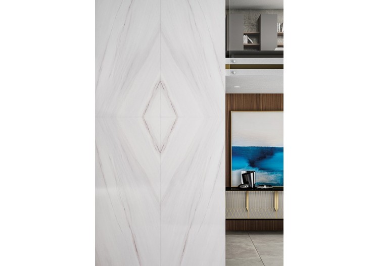 Marmi 90x270 Sansovino - Carrelage intérieur en Grès Cérame avec pâte colorée (GM) Rectifié Brillant - T203109 2