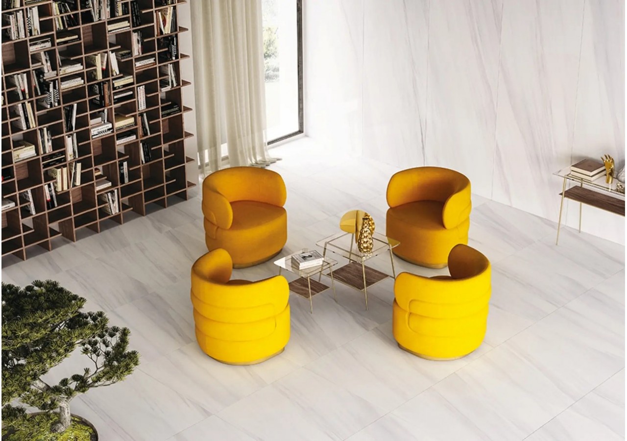 Marmi 90x270 Sansovino - Carrelage intérieur en Grès Cérame avec pâte colorée (GM) Rectifié Brillant - T203107