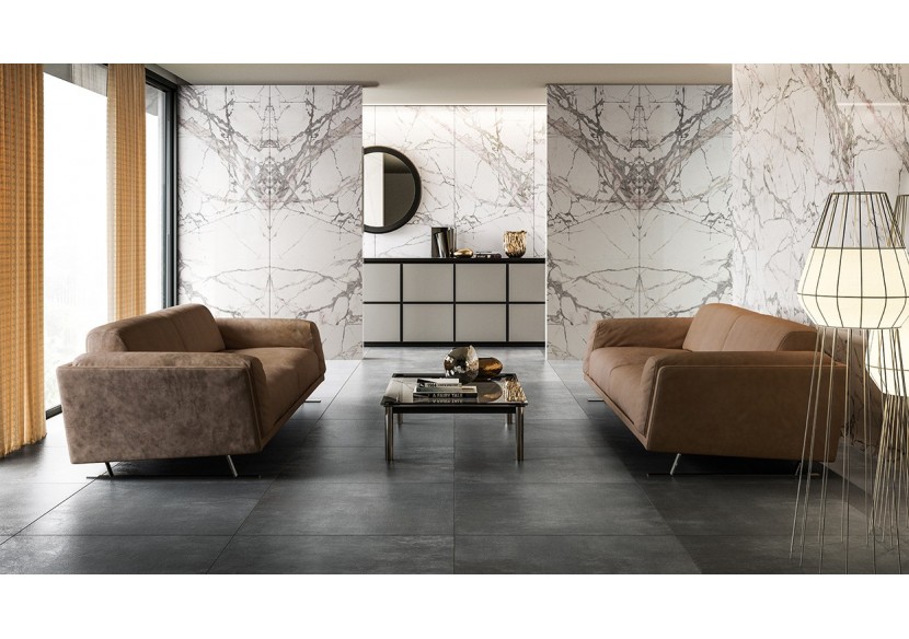 Marmi 90x90 Cellini - Carrelage intérieur en Grès Cérame avec pâte colorée (GM) Rectifié Brillant - T203057