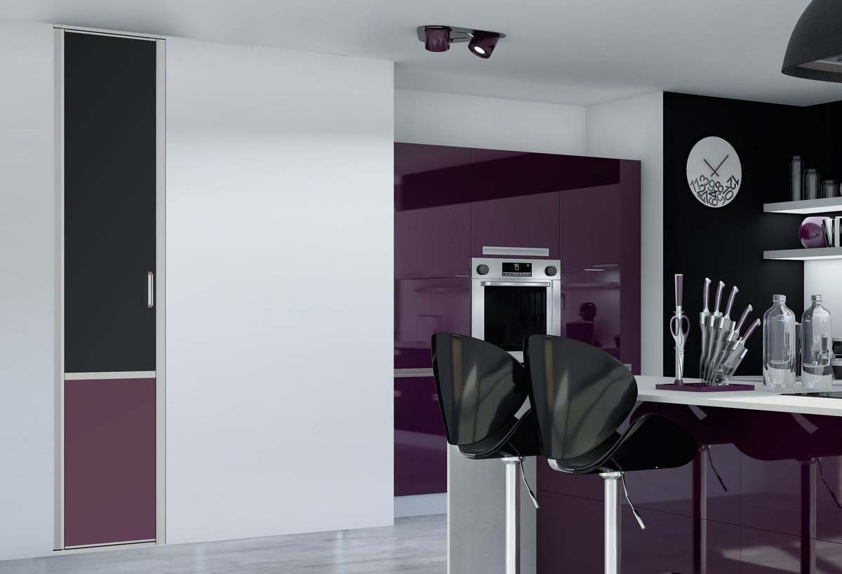 Façade de placard 1 portes pivotante So design - Kazed : Confort'Mat