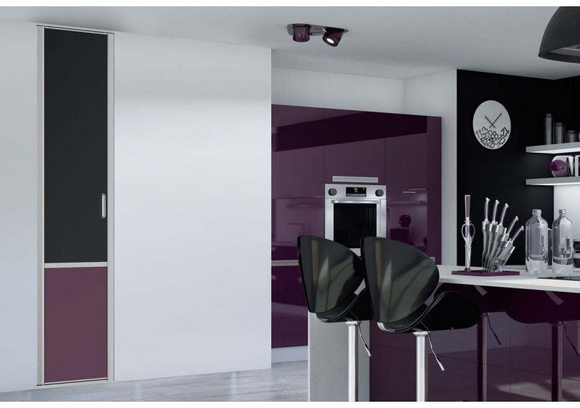 Façade de placard 1 portes pivotante So design - Kazed : Confort'Mat