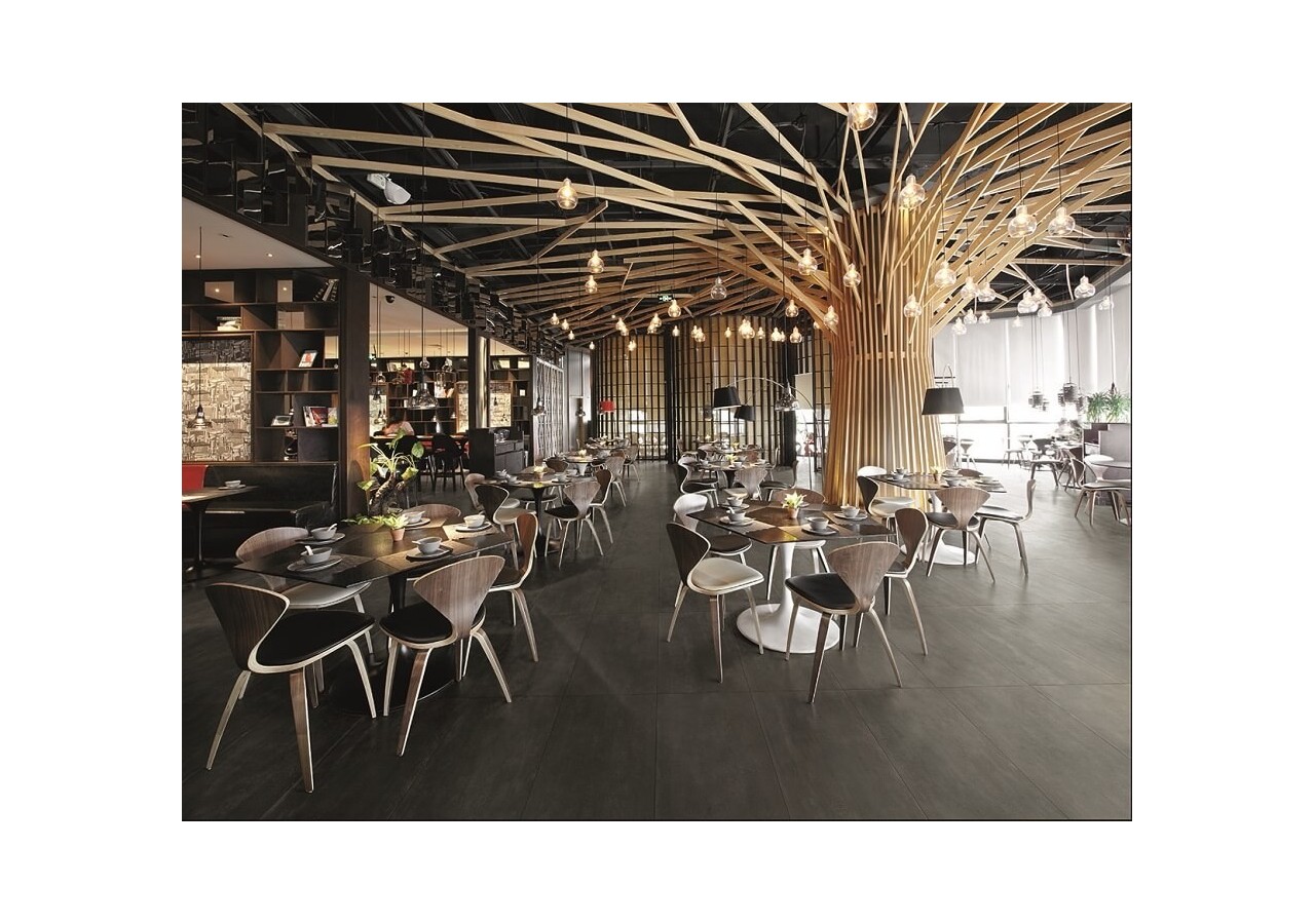 Creazione 60x60 Noir - Carrelage intérieur en Grès Cérame avec pâte colorée (GM) Rectifié - 8200700