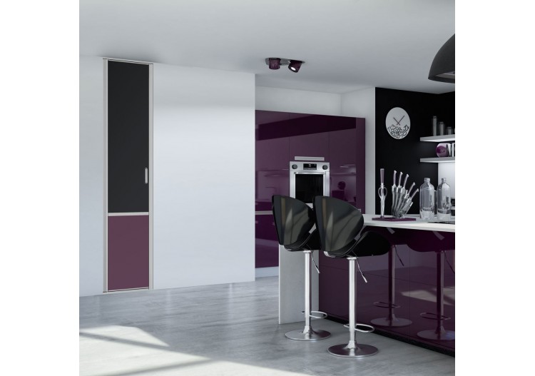 Façade de placard 1 portes pivotante So design - Kazed : Confort'Mat 2