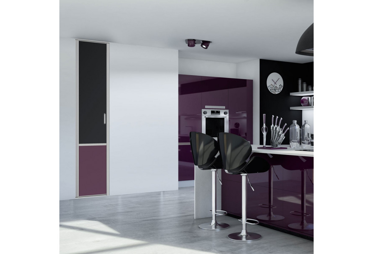 Façade de placard 1 portes pivotante So design - Kazed : Confort'Mat