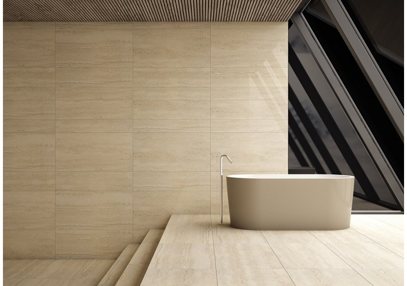 Palazzo 60x120 Crème - Carrelage intérieur en Grès Cérame avec pâte colorée (GM) Rectifié Brillant - 8200012