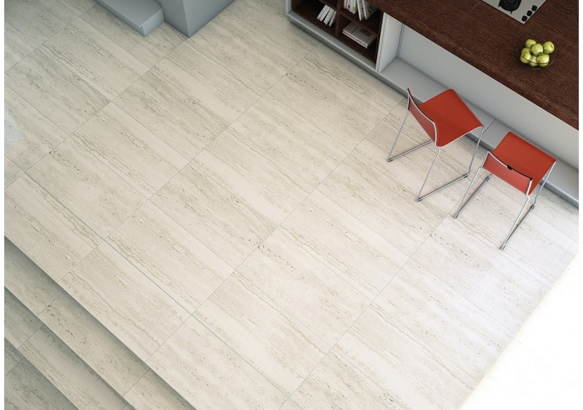 Palazzo 60x60 Blanc - Carrelage intérieur en Grès Cérame avec pâte colorée (GM) Rectifié mat - 8200064