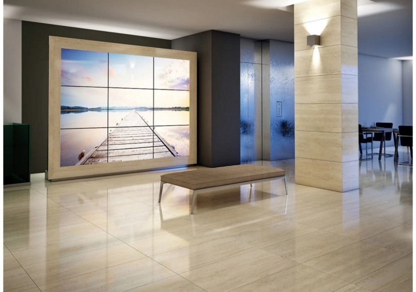 Palazzo 60x60 Crème - Carrelage intérieur en Grès Cérame avec pâte colorée (GM) Rectifié Brillant - 8200013