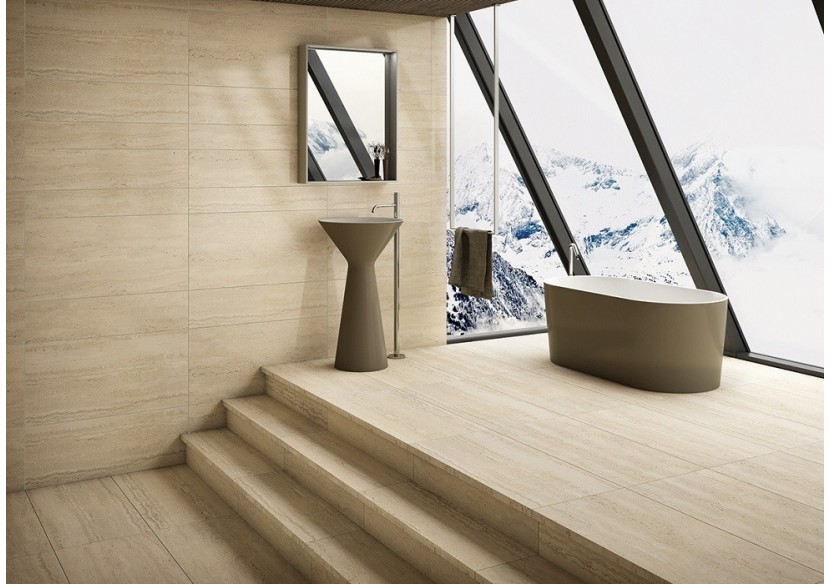 Palazzo 60x60 Crème - Carrelage intérieur en Grès Cérame avec pâte colorée (GM) Rectifié mat - 8200007